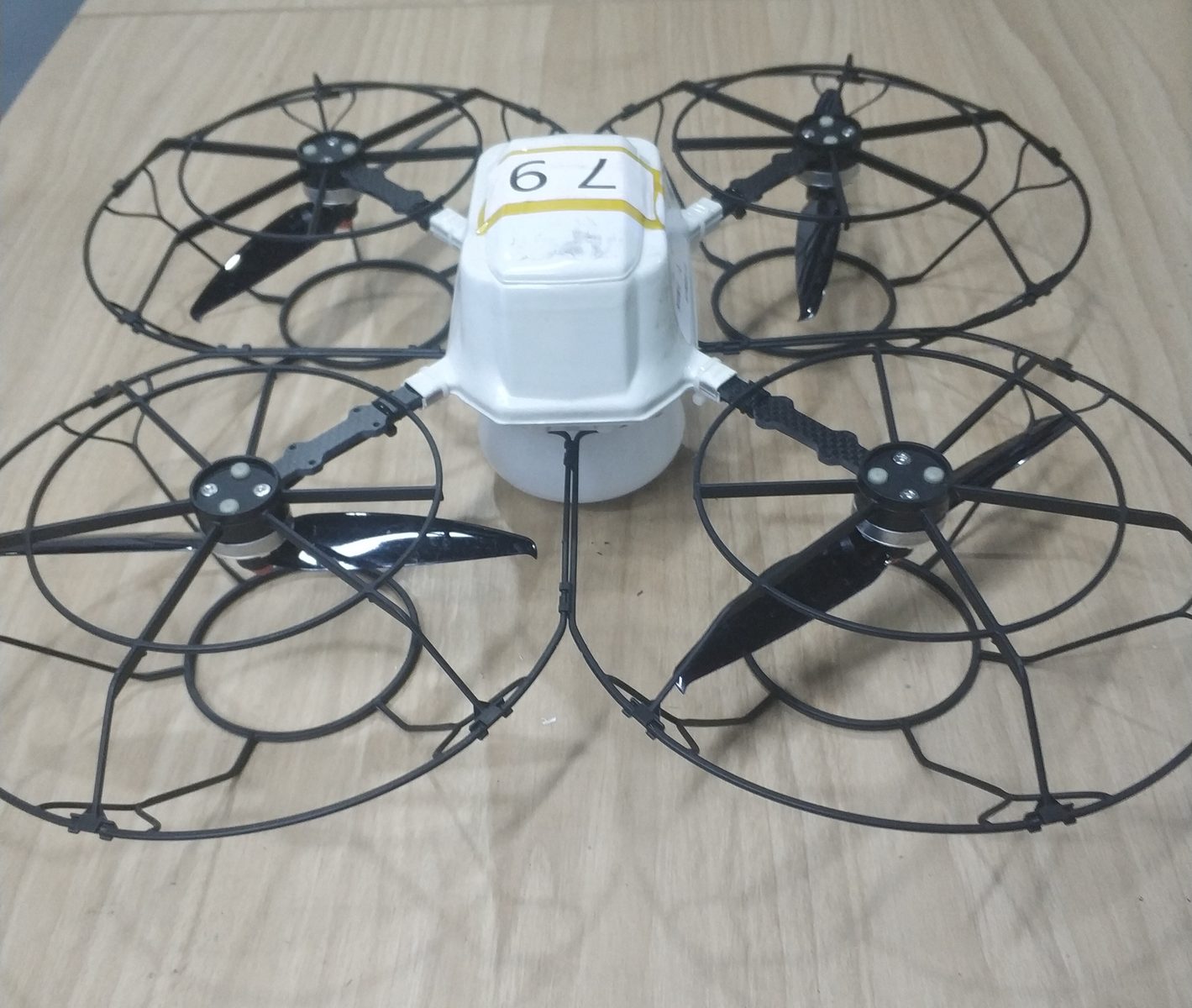 Guarded S-3 show drone real unit